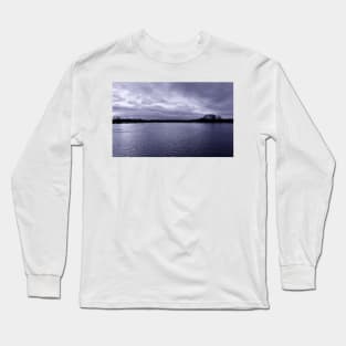 Shimmering flood water from the river avon Long Sleeve T-Shirt